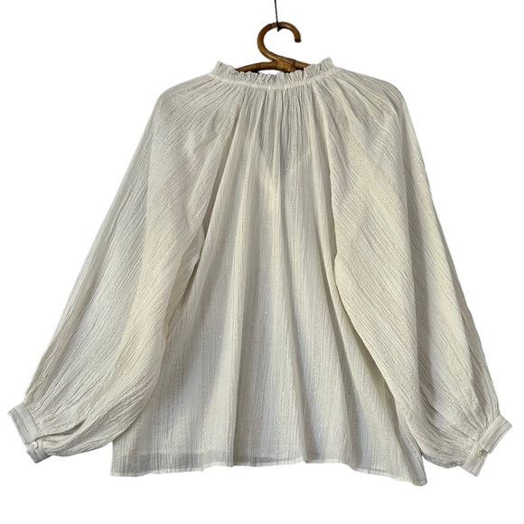 Joie | The Elza Blouse in Porcelain Size S - Picture 6 of 12